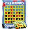LOGOVISION COLLEGARE QUATTRO Coperta Connect Four Board Silky Touch super morbida, 152 x 127 cm