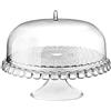 Guzzini - Tiffany, Alzata Torte con Campana - Trasparente, Ø 36 x h28 cm - 19940000