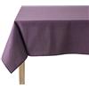 Coucke-Tovaglia Rettangolare in Tinta Unita Color Viola, in Cotone, 180 x 300 cm