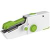 Cenocco Macchina da cucire - Mini macchina da cucire portatile - per principianti - Macchina da cucire manuale - Mini macchina da cucire portatile verde - Alimentata a batteria: 4 AA - Cenocco CC9073-GRN