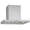 Klarstein Limelight Cappa da Cucina - Cappa Aspirante a Parete con 3 Velocità, Cappa a Muro, 600 m³/h, Schermo Digitale, Luce LED per Piano Cottura, 64 dB, Larghezza 60 cm, Acciaio Inox Spazzolato