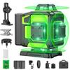karzu Livella Laser Autolivellante 16 Linee, 4 X 360 °Livello Laser Autolivellante Verde, 2 x Batterie, Autolivellante, Supporto rotante, Telecomando Cabina di rilevamento