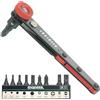 ENGINEER compact 90 degree right angled ratchet screwdriver inc. assorted bits ...ideal for confined spaces (Japanese quality). Engineer dr-06