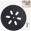 Poweka Poweka - Disco abrasivo da 150 mm per levigatrice orbitale Bosch GEX 150 AC, PEX 15 AE, GEX 150 Turbo 150 mm, con viti