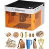 ATOMSTACK laser per incisione P1 5W, 10000 mm/min, taglierina laser unibody, diodo 5000mW, Plug Play per principianti fai da te legno/pelle/acrilico/metallo, macchina portatile per incisione laser