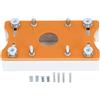 Candeon Fresatrice Legno Piastra Di Base, Base per Fresatrice per Legno Staffa per Scanalatura Della Fresatrice, Piastra Di Posizionamento per Scanalatura Del Router Di Alluminio per Trimmer Da 65mm
