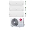 LG Climatizzatore TrialSplit Libero Smart 7+9+12 con MU4R25.U22 Inverter R-32 Wi-Fi Classe A++ ,