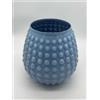 NON SOLO PELTRO VASO IN VETRO COLORATO CON 3 TULIPANI BIANCHI H 20 CM CARTA DA ZUCCHERO