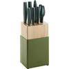 Zwilling Ceppo di coltelli, 8 pezzi, VERDE