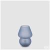 Enzo De Gasperi EDG Enzo De Gasperi Lampada da Tavolo Abat Jour Usb Satinata blu d.12 h.15