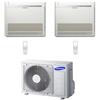 Samsung Climatizzatore Condizionatore Samsung Console R32 Dual Split Inverter 9000 + 18000 BTU con U.E. AJ050TXJ2KG/EU Classe A+++/A++