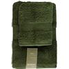 ZUCCHI SOLOTUO SET SPUGNA COPPIA 2 PEZZI 1+1 OSPITE 40 x 60 + ASCIUGAMANO 60 x 110 ZUCCHI SOLOTUO ASCIUGAMANI 100% SPUGNA DI PURO COTONE 560 GR/MQ (FORESTA - 1259)