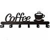 Kochenty Supporto per Tazza da caffè Un Parete, Segno per Bar, Porta Tazze da caffè, Gancio per Tazza con Segno di caffè, Supporto per Tazza da caffè