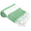 Guittly Telo mare 100 x 180 cm, cotone 100%, grande, da donna, con nappe, verde