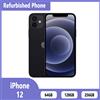 Apple Telefono APPLE iPhone 12 64GO 128GO 256go sblocca smartphone pollici, sei core, i0S muslimate, 12MP - Black