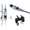 Rainbow Canoa Rigida Vulcano 4.25 Expedition Fishing + carrellino RAINBOW
