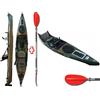 Rainbow Canoa Rigida Koi Fishing + pagaia fissa RAINBOW