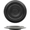 ARIANE FINE PORCELAIN Kama nero matt piatto per tazza caffè cm 12 allumina (minimo 12 pezzi)
