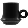 ARIANE FINE PORCELAIN Kama nero matt tazza caffè 8 cl allumina (minimo 12 pezzi)