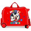 Disney Circle Mickey Valigia per bambini Rosso 50x38x20 cms Rigida ABS Chiusura a combinazione numerica 34L 2,1Kgs 4 Ruote Bagaglio a mano