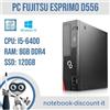 Fujitsu Esprimo D556 Core i5-6400 Ram 8gb DDR4 120gb SSD Win10 SFF Desktop PC