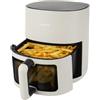 KASANOVA Friggitrice ad aria 4,5 L 1400 W (crema, digitale)