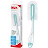 NUK Scovolino per biberon Twist | Scovolino per biberon e tettarelle | Testa flessibile
