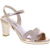 Valleverde Sandalo elegante Donna 28347 in Pelle Cipria modello casual. Una calzatura comoda adatta per tutte le Occasioni. Primavera Estate. EU 38
