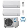 Daikin Climatizzatore GARANZIA ITALIA Daikin NEW SENSIRA Wifi Dual Split 7000 + 7000 BTU con U.E. 2MXF40A Classe A++/A+