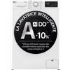 LG F4R3710NSWW Lavatrice 10kg AI DD, Classe A-10%, 1400 giri, Autodosaggio,Wi-Fi
