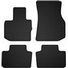 Wielganizator Set di Tappetini in Gomma Compatibile per BMW X3 G01 (2017-) SUV neri su misura adattamento ottimale
