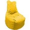 Pouf poltrona sacco layla giallo 65x65x95 cm