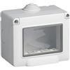 Mapam scatola portafrutti da parete Idrobox 3 moduli IP55 compatibile Bticino Living Light 24503 - ART-A8203-BI