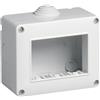Mapam scatola portafrutti Idrobox 3 moduli IP40 compatibile Bticino Living Light 24403 - ART-A8103-BI