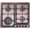 DELO De'Longhi ROF46PRO Piano Cottura Rame Da incasso 60 cm Gas 4 Fornello(i) - ROF 46 PRO