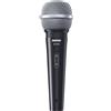 Shure Microfono a Filo Black e Silver Sv100A