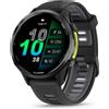 Garmin-Italia Garmin Forerunner 970 Carbon grey DLC titanium con cassa e cinturino nero 010-02969-10