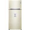 LG GTF744SEPED Frigorifero doppia porta, Classe E, 509L, Wi-Fi, Dispenser acqua, Sabbia