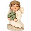 THUN - Angelo sonnellino - Fortuna - ceramica - Collezione Angeli - 4.3 x 3.8 x 7 cm