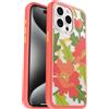 OtterBox Cover per Apple iPhone 15 Pro Max Symmetry Clear MagSafe, resistente a shock e cadute fino; sottile, testata 3x norme MIL-STD 810G, Quilted Poppies
