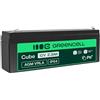 Green Cell Greencell Batteria AGM 12V 2.3h al piombo accumulatore sigillata VRLA Senza manutezione ricaricabile Batterie di ricambio ermetica giocattoli bambini allarme Falliscono Bilancia Recinzione