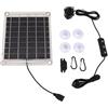 Tyenaza Kit Pompa Acqua Solare, Fontana Pompa Acqua Solare 20W Irrigazione Sommergibile Regolabile Acqua Regolabile per Laghetto, Piscina, Laghetto per Pesci, Volume del Giardino con Interruttore