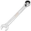 DAKCOS Reversibili chiave combinata a cricchetto 13 mm - chiave combinata metrica a cricchetto in CR-V con finitura cromata opaca