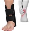 Agatige Tutore di supporto per caviglia, correttore di varo valgo regolabile per caviglia, fascia di fissaggio per caviglia a compressione per corsa, pallacanestro, pallavolo, tendine d'Achille(Large)