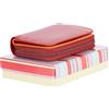 Visconti Portafoglio Donna RB53, piegatura doppia, protezione RFID - Rosso