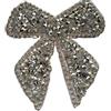B2SEE Toppe Patch Nastro Cappio Fiocco Applicazioni termoadesive con Strass