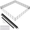 VEVOR Recinzione per Piscina, 4 x 96 FT, Recinzione per Piscina di Sicurezza per Bambini Rimovibile, Recinzione per Piscina di Facile Installazione Fai da Te, Recinzione per Piscina in PVC 340g