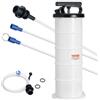 VEVOR Estrattore di Fluidi Pompa a Vuoto di Aspirazione per Cambio Olio di Motore Manuale Capienza max. 6,5L, Estrattore per Cambio Olio Pompa a Vuoto Kit Evacuazione a Vuoto Aspiraliquidi per Auto