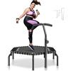 VEVOR Trampolino Fitness 1385 mm Trampolino Allenamento per Adulti con Maniglia