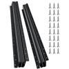 VEVOR Guide per Cassetti Sottotop, Guide per Mobili Sottoscala con Cuscinetti a Sfera a Estensione Completa, Capacità 117 kg, Guide Resistenti, per Sostituzione, Nero 800 mm, 1 Paio